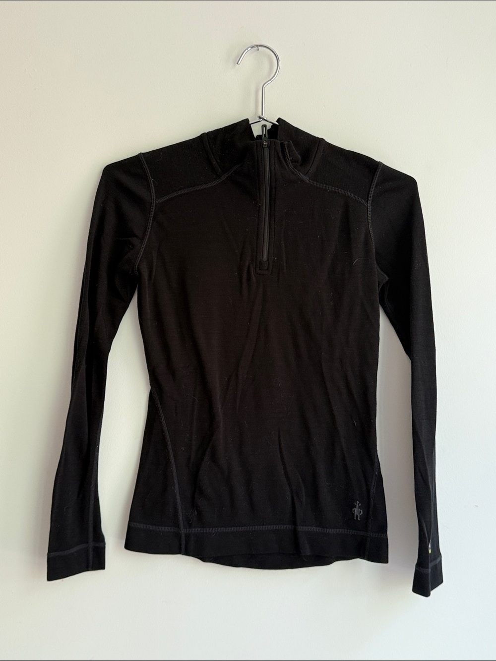 Smartwool Charcoal Black Half-Zip Top